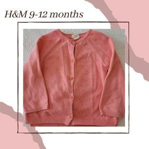 H&M knit long sleeve shirt, 9-12 months